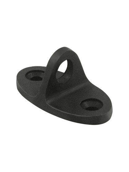 Solid-Brass Eye Loop for Hook and Eye in Oil-Rubbed Bronze.